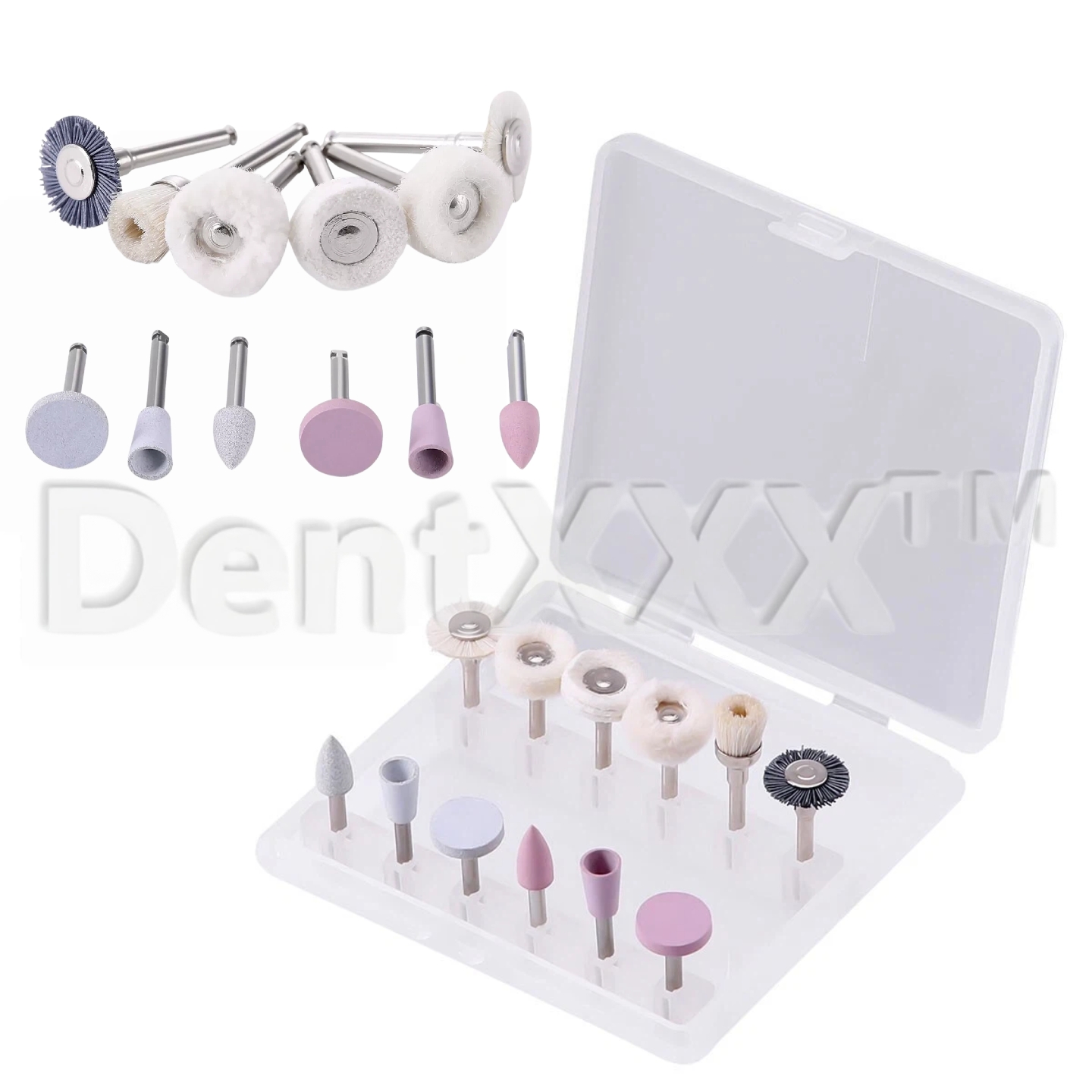 Group Head Brush - Kit di lucidatura composito da 12