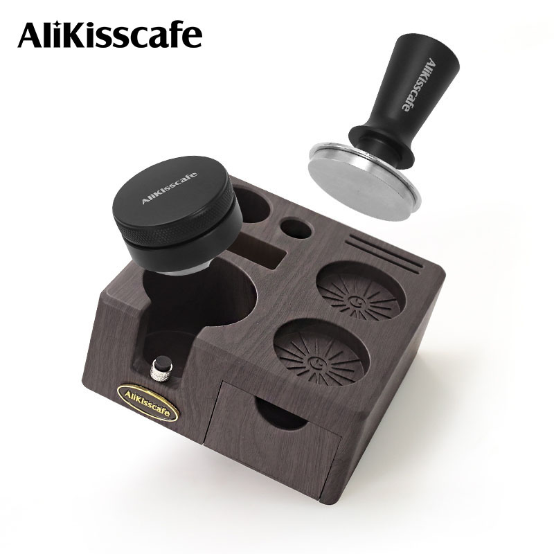 Coffee Equipment Holder - Alikisscafe Stazione di pressatura del caffè