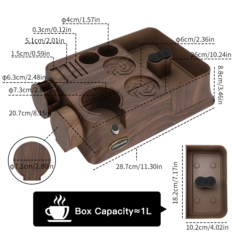 KISSHOME Espresso Tamper Stati - Coffee Equipment Holder recensione e prezzo